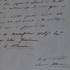Lettera di Saverio Altamura al segretario della Società, 1853